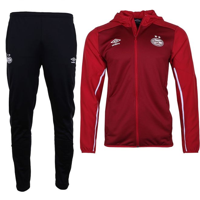 Afbeelding van Umbro PSV Trainingspak Hooded Set Biking Red