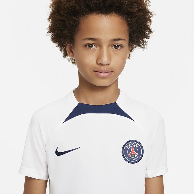 Afbeelding van Paris Saint-Germain Strike Zomerset Kids White Navy