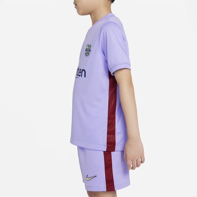 Afbeelding van FC Barcelona voetbal Tenue voor Kleuters 2021/22 Away Purple Pulse