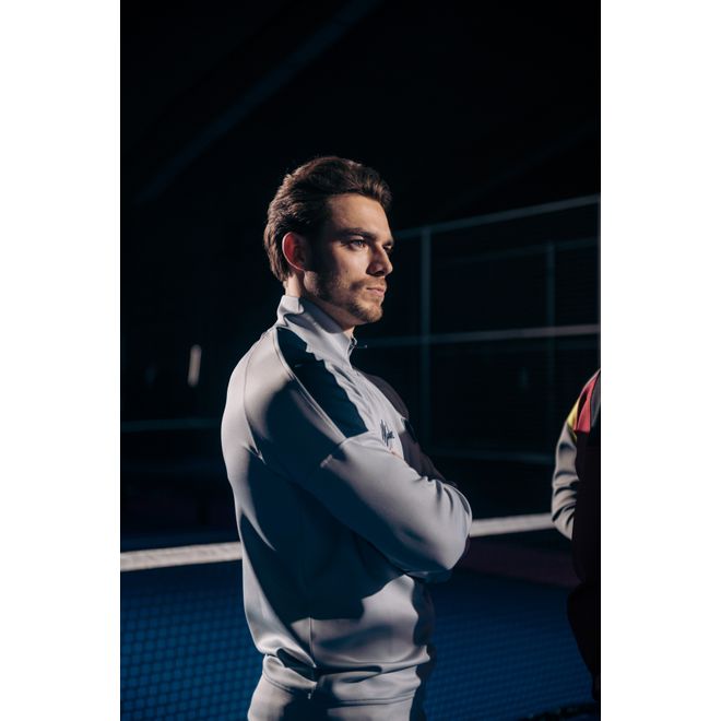 Afbeelding van Malelions Sport Striker Quarterzip Grey Navy