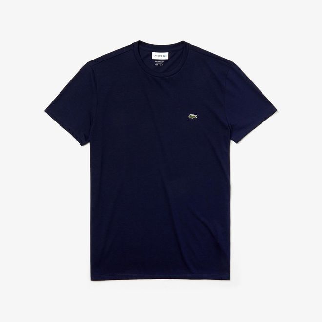 Afbeelding van Lacoste T-shirt met Ronde Hals Navy