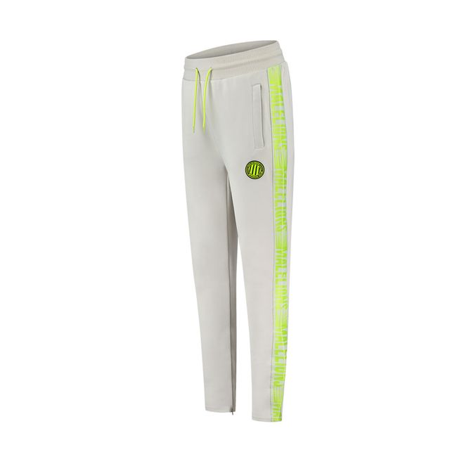 Afbeelding van Malelions Sport Striker Hoodie Set Grey Lime