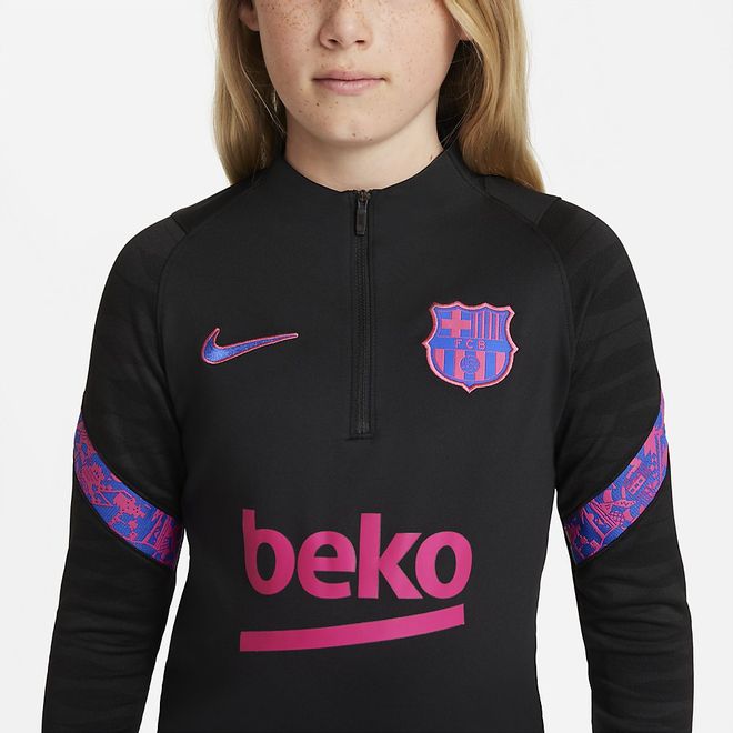 Afbeelding van FC Barcelona Dri-FIT Strike Set Kids Balck Hyper Royal