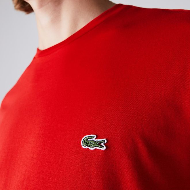 Afbeelding van Lacoste T-shirt met Ronde Hals Rouge