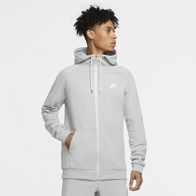 Afbeelding van Nike Sportswear Club Full-Zip Jersey Hoodie Lite Smoke Grey