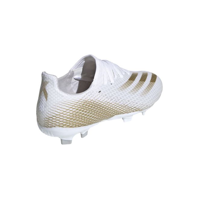 Afbeelding van Adidas X Ghosted 3 FG Kids White Silver