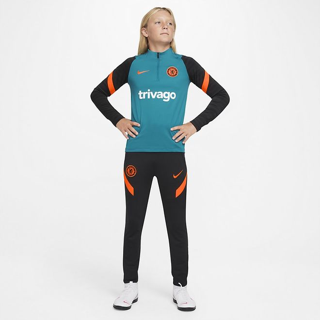 Afbeelding van Chelsea FC Strike Set Kids Black Hyper Crimson