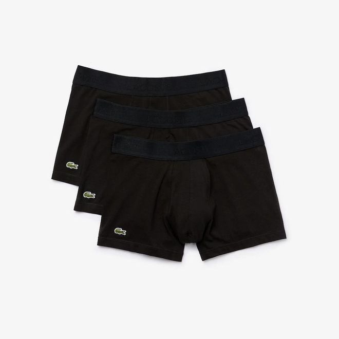 Afbeelding van Lacoste Set van 3 korte boxers Casual Zwart