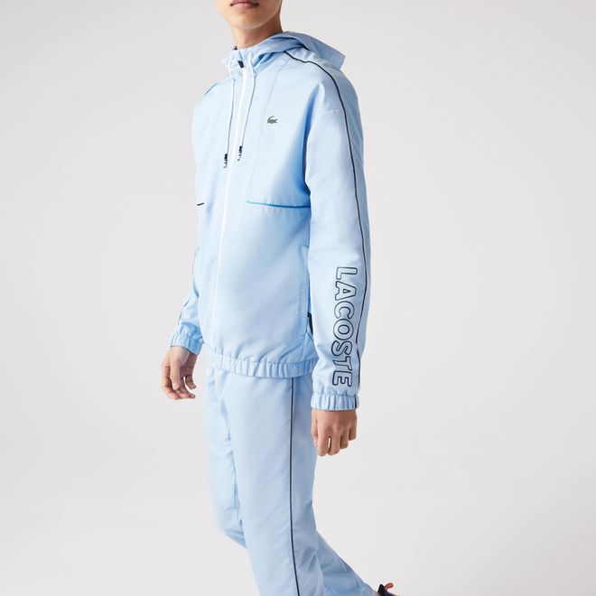 Afbeelding van Lacoste Sport Trainingspak Krokodillenprint Blauw