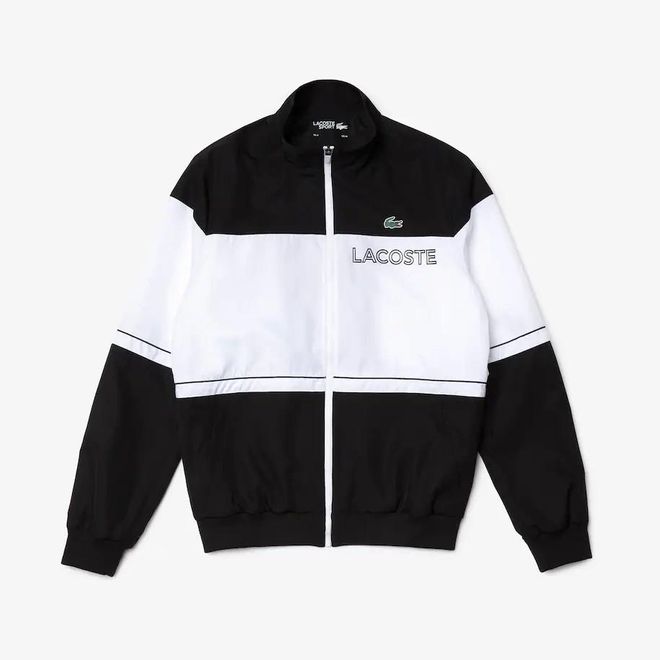 Afbeelding van Lacoste Sport Trainingspak Zwart Wit