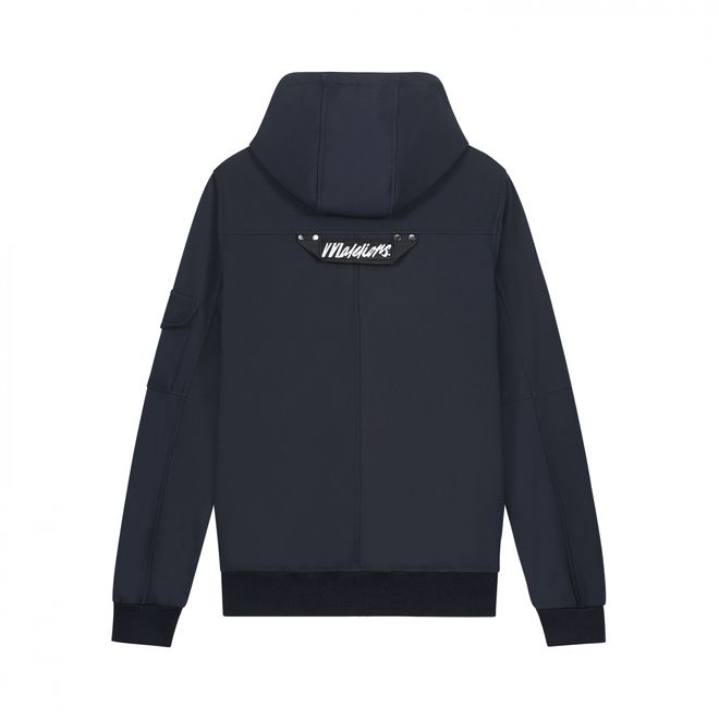 Afbeelding van Malelions Men Pocket Softshell Jacket Navy