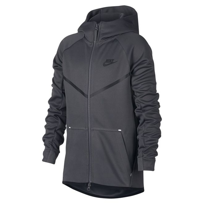 Afbeelding van Nike Sportswear Tech Fleece Hoodie Kids Dark Grey