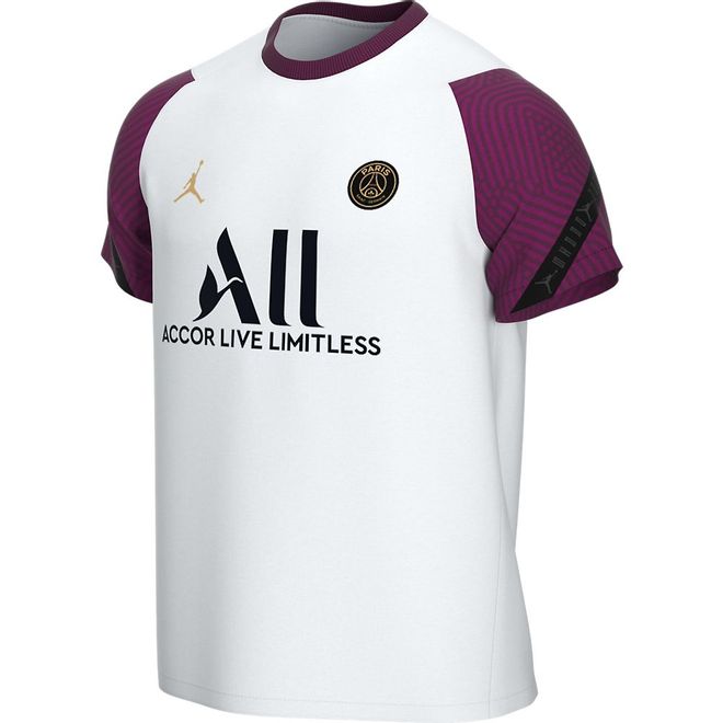 Afbeelding van PSG Strike Short Set White Bordeaux
