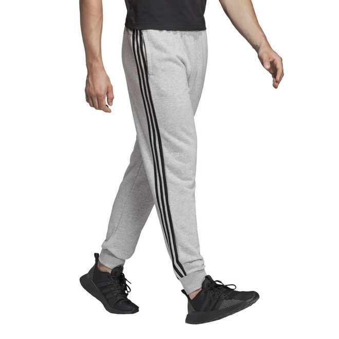 Afbeelding van Adidas Essentials 3 Stripes Sweatset Grey Heather