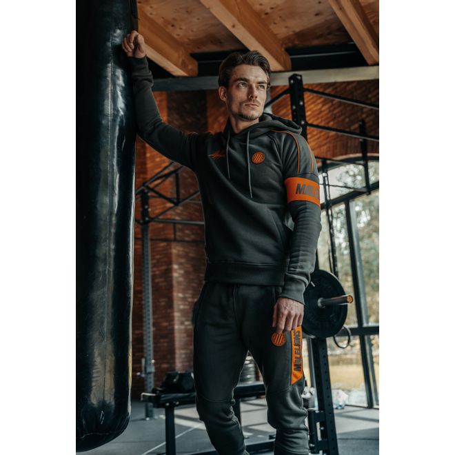 Afbeelding van Malelions Sport Coach Hoodie Set Army Orange