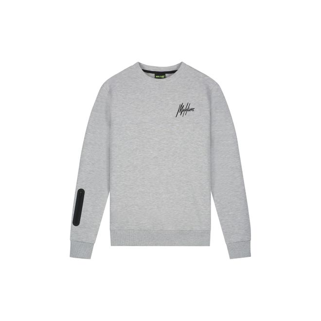 Afbeelding van Malelions Sport Counter Crewneck Grey Melange