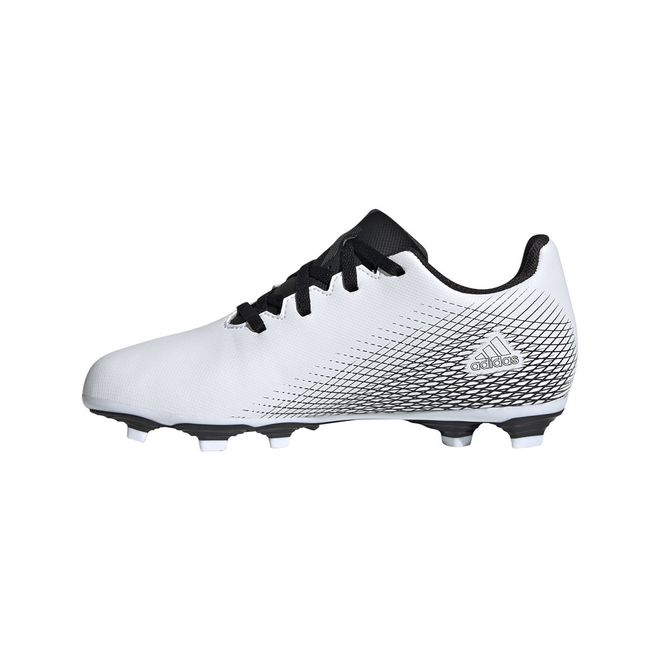 Afbeelding van Adidas X Ghosted 4 FG Kids White Silver
