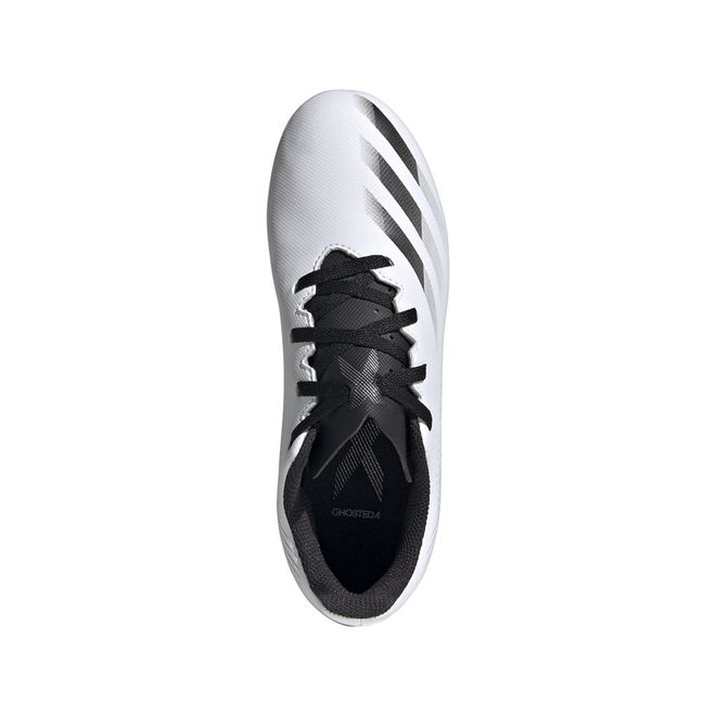 Afbeelding van Adidas X Ghosted 4 FG Kids White Silver