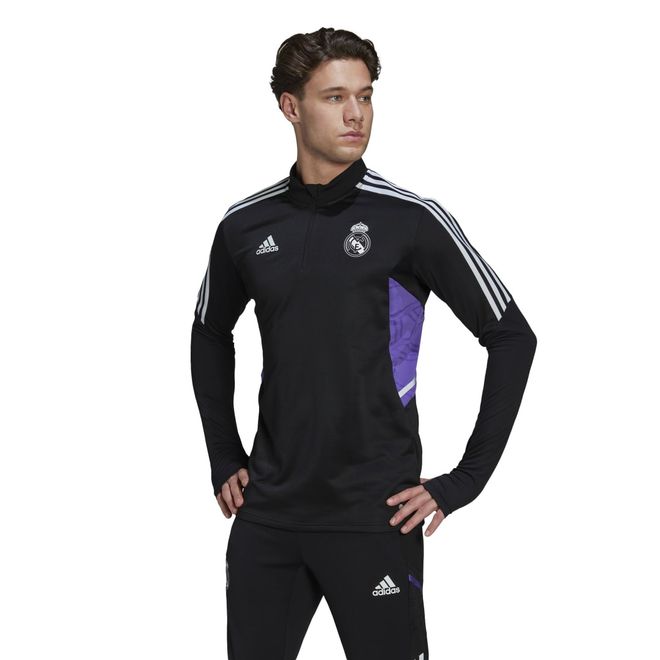 Afbeelding van Real Madrid Condivo 22 Training Longsleeve Set Black