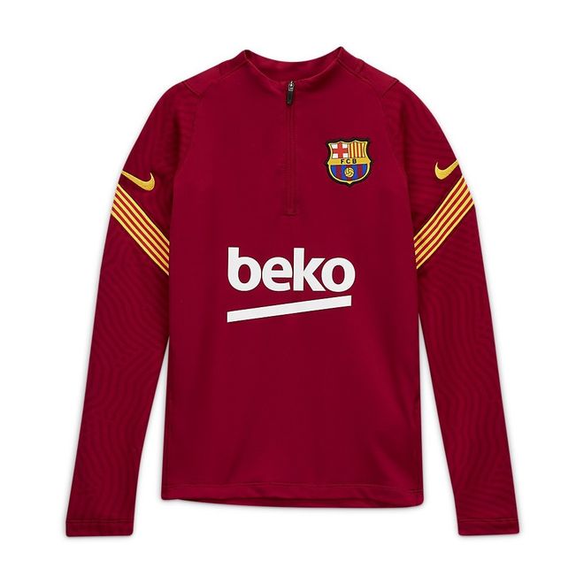 Afbeelding van FC Barcelona Dri-FIT Strike Drill Set Kids Noble Red