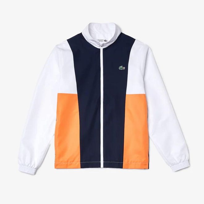 Afbeelding van Lacoste Sport Trainingspak White Black Orange