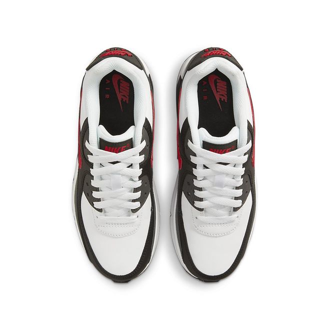 Afbeelding van Nike Air Max 90 Kids Leather White Red