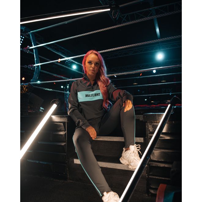 Afbeelding van Malelions Sport Uraenium Tracksuit Army Antra Turquoise