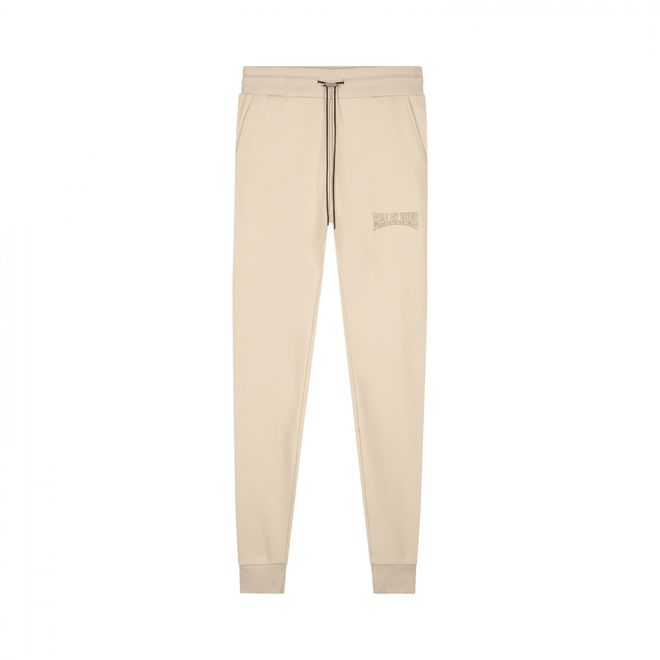 Afbeelding van Malelions Men Varsity Hoodie Set Beige