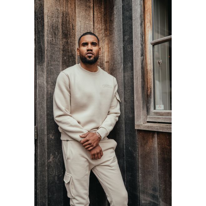Afbeelding van Croyez Crewneck Tonal Set Beige