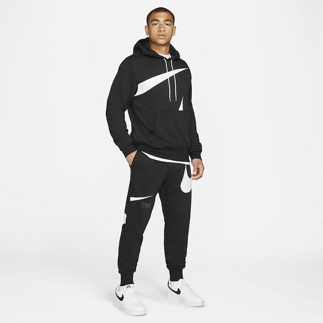 Afbeelding van Nike Sportswear Swoosh Hoody Set Black