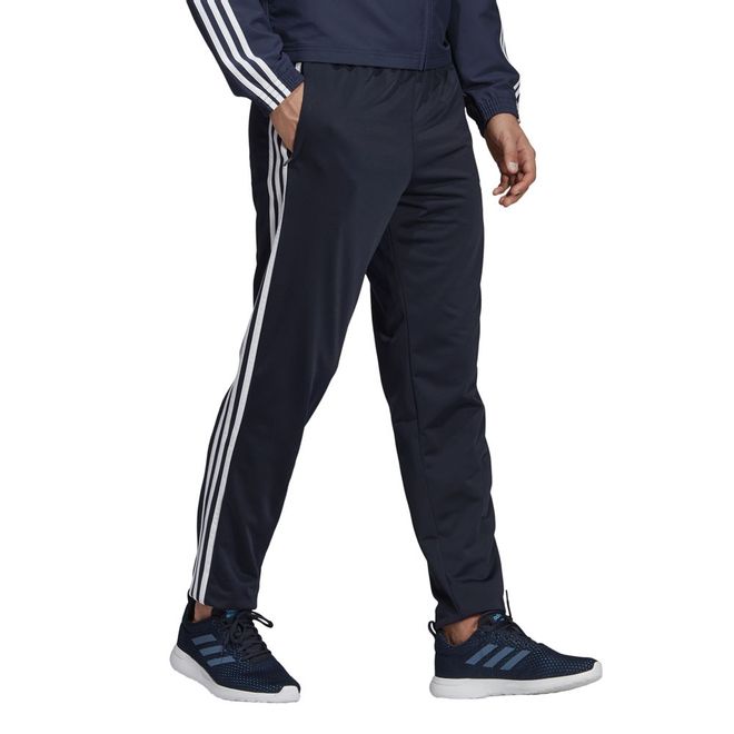 Afbeelding van Adidas Essentials 3 Stripes Trainingspak Blauw