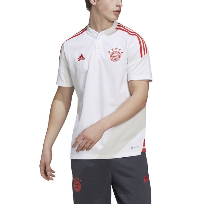 Afbeelding van FC Bayern München Condivo 22 Polo Set White