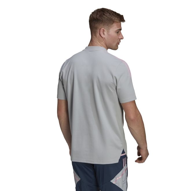 Afbeelding van Arsenal Condivo 22 Polo Set Clear Onix