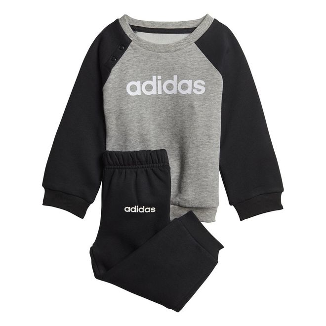 Afbeelding van Adidas Linear Fleece Joggingpak Infants Medium Grey