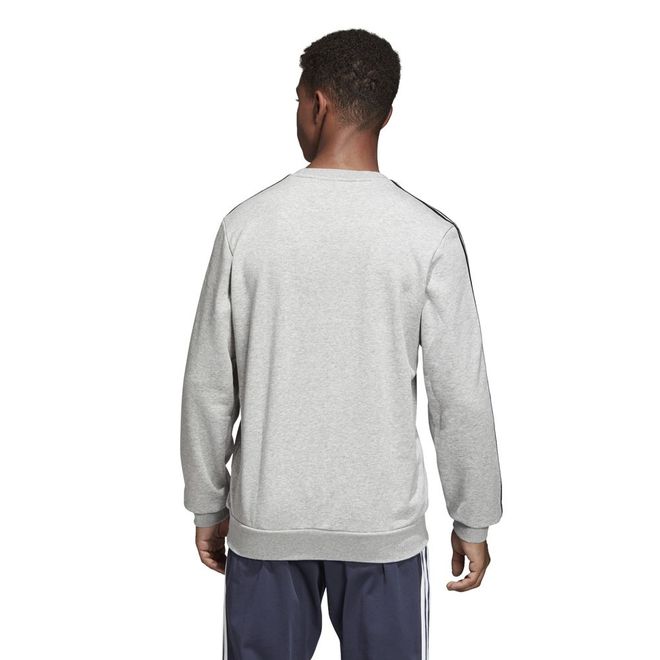 Afbeelding van Adidas Essentials 3 Stripes Sweatset Grey Heather