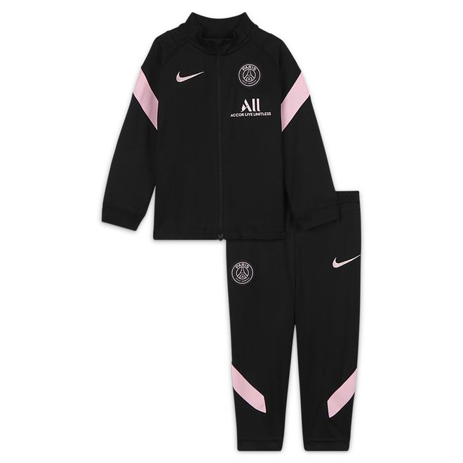Afbeelding van Paris Saint-Germain Knit Voetbaltrainingspak met Dri-FIT Infants Black Arctic Punch