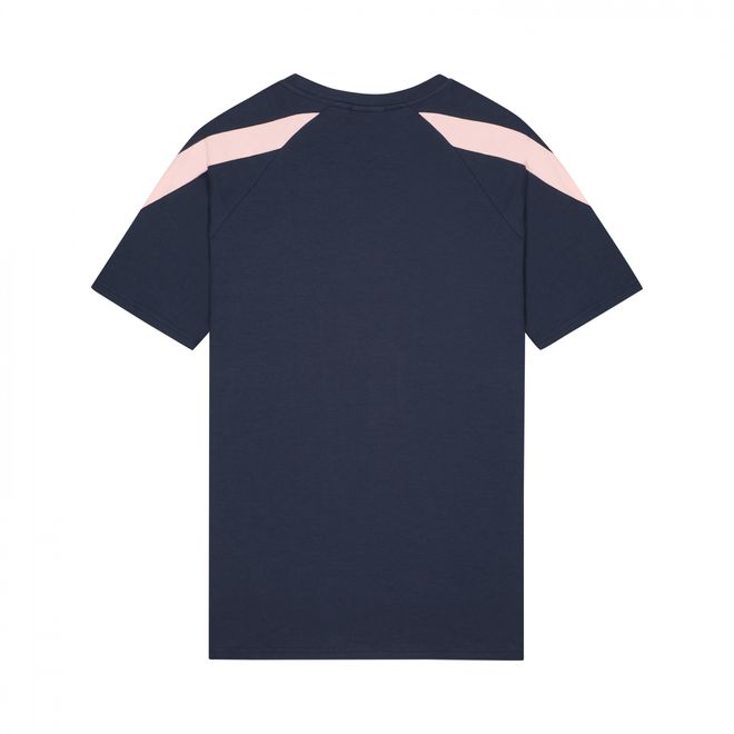 Afbeelding van Malelions Sport Pre-Match T-Shirt + Short Set Pink Navy