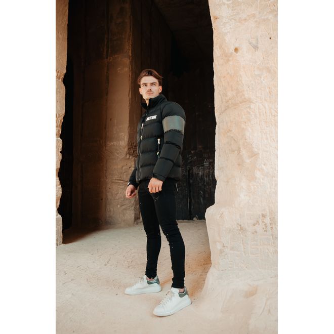 Afbeelding van Malelions Reflective Puffer Jacket Black