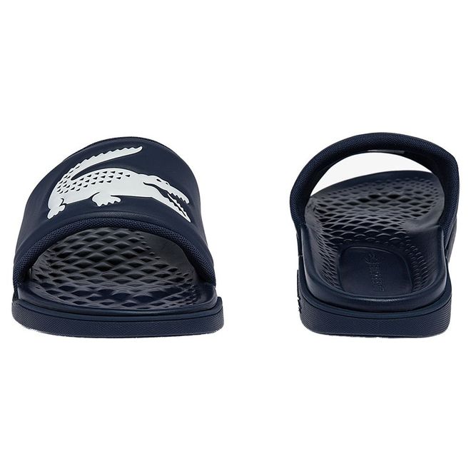 Afbeelding van Lacoste Croco Dualiste Slipper Navy Wit