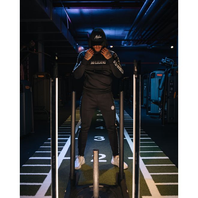 Afbeelding van Malelions Sport Tracksuit Warming Up Black/White