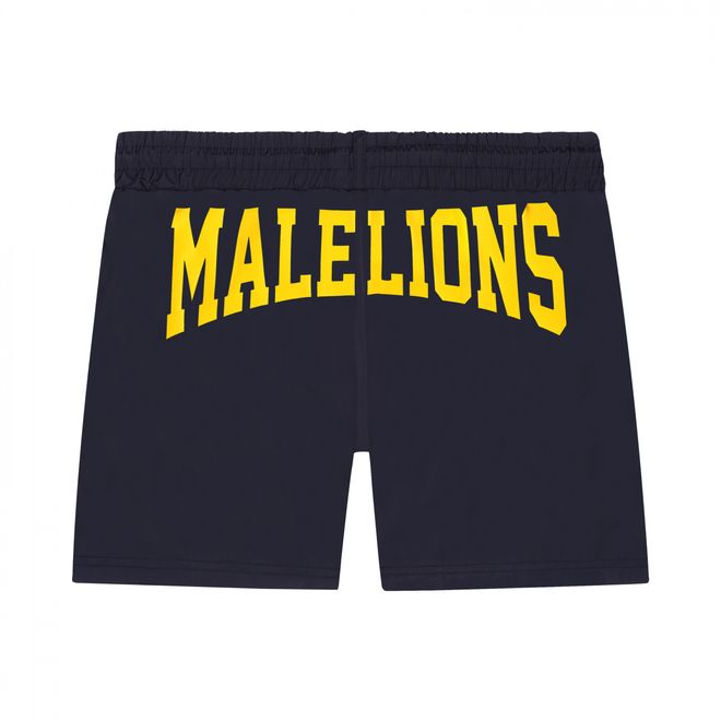 Afbeelding van Malelions Men Boxer T-Shirt + Short Set Navy Yellow