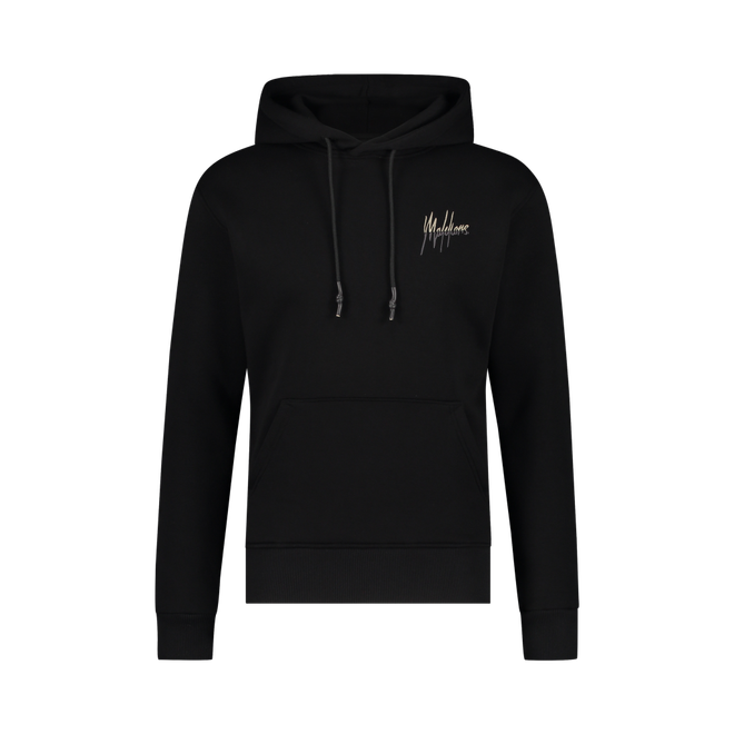 Afbeelding van Malelions Men Split Hoodie Black Sage Green
