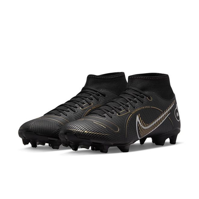 Afbeelding van Nike Mercurial Superfly 8 Academy FG Black Metallic Silver