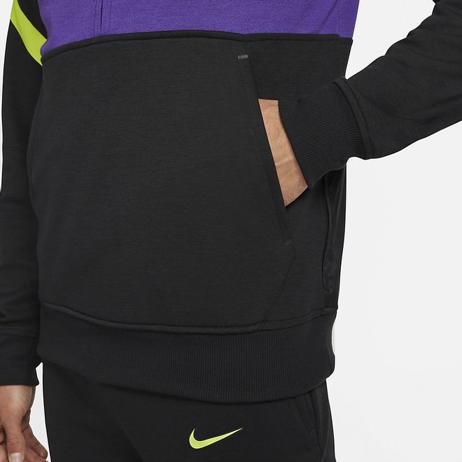 Afbeelding van Tottenham Hotspur Hooded Fleece Set Black Court Purple