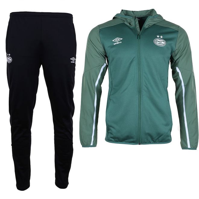 Afbeelding van Umbro PSV Trainingspak Hooded Set Smoke Pine