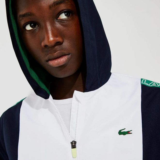 Afbeelding van Lacoste Sport Trainingspak Block Navy White