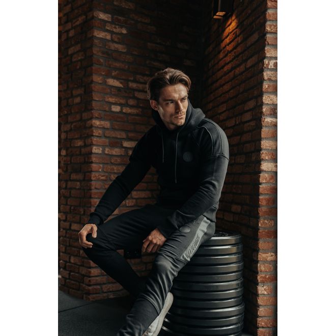 Afbeelding van Malelions Sport Coach Hoodie Set Black Antra