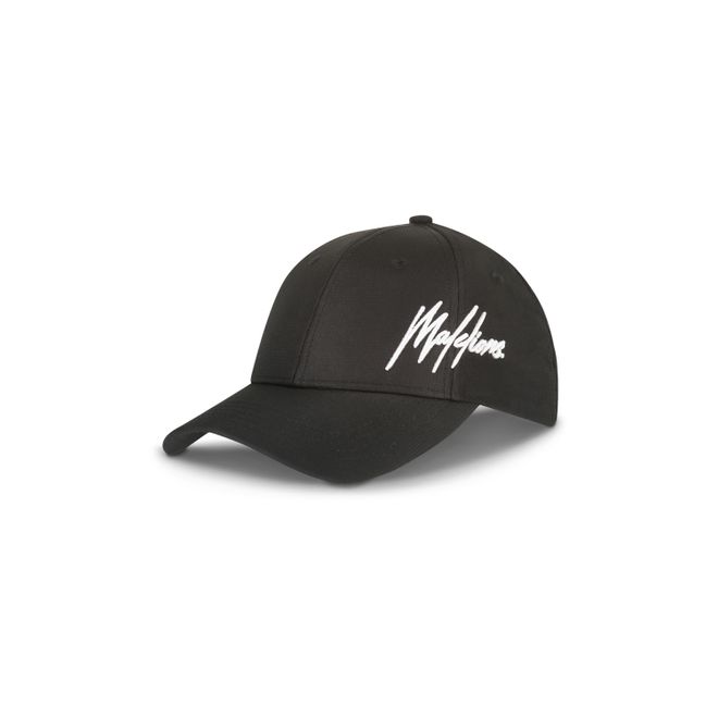 Afbeelding van Malelions Sport Ripstop Cap Black White