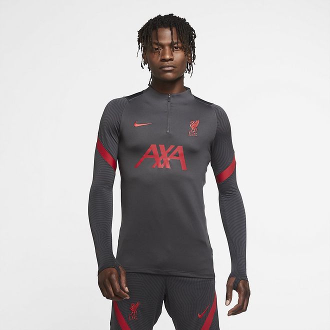 Afbeelding van Liverpool FC Strike Top Anthracite Gym Red