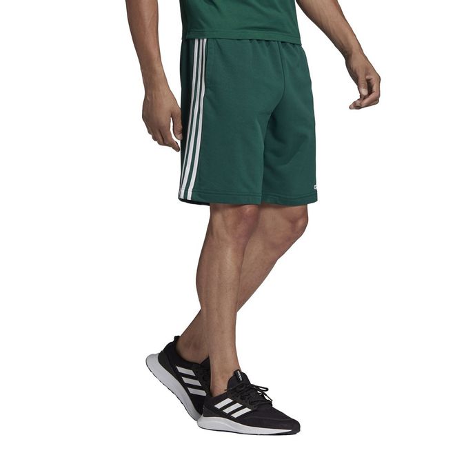 Afbeelding van Adidas Essentials 3 Stripes Set Collehiate Green